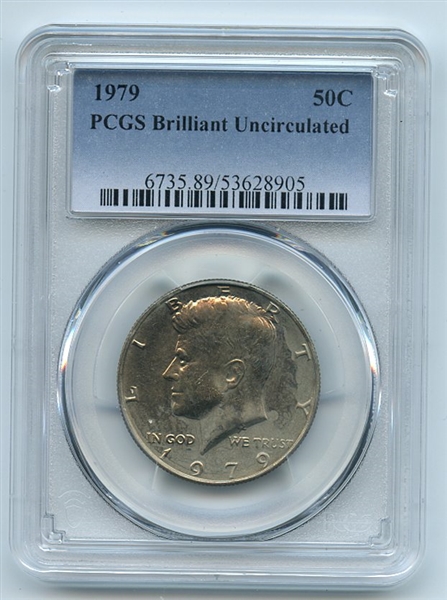 1979 50C Kennedy Half Dollar PCGS Brilliant Uncirculated BU
