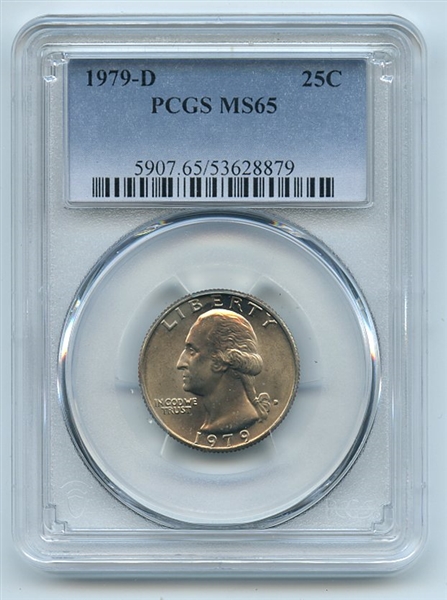 1979 D 25C Washington Quarter PCGS MS65