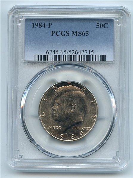 1984 50C Kennedy Half Dollar PCGS MS65