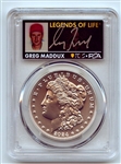 2024 $1 Silver Morgan Dollar PCGS MS70 AR Legends of Life Greg Maddux